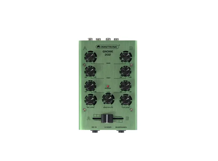 OMNITRONIC GNOME-202 Mini mixer green 